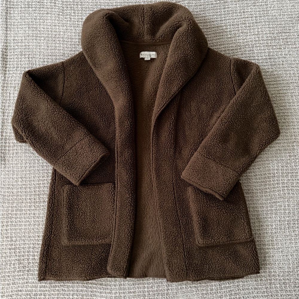 Koolaburra Brown sherpa cardigan
